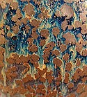 Japanese LIVING NATIONAL TREASURE VASE, UICHI