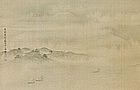 KANO SCHOOL SCROLL PAINTING, ARINOBU, 1672