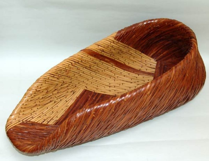 MODERN Japanese BAMBOO BASKET by TOSHO
