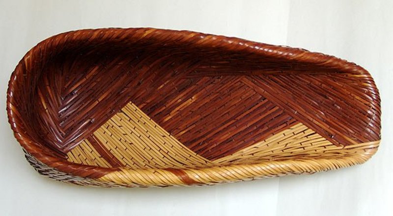 MODERN Japanese BAMBOO BASKET by TOSHO