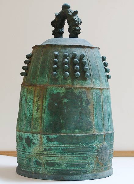Edo period Bronze Zen Buddhist Temple Bell, 1686