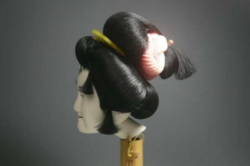 Lovely and Elegant Bunraku Puppet Head, Osome