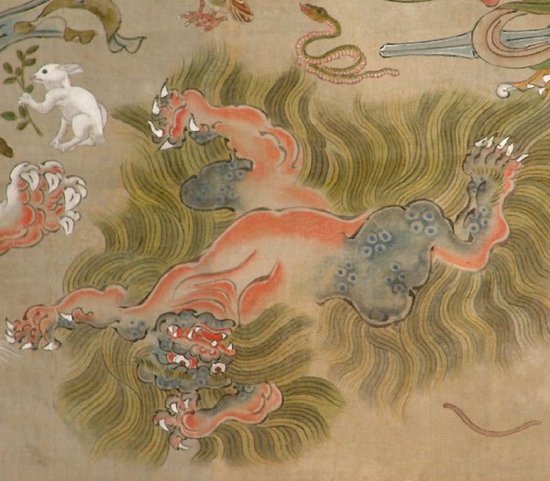 Edo p. Japanese Buddhist Painting, Nehanzu