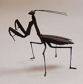 Jizai Articulated Iron Praying Mantis, Tomiki Munenobu