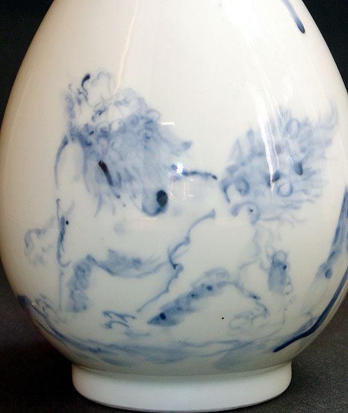 Antique Japanese Hand Painted Vase by Domoto Insho