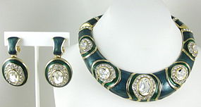 Landau Necklace & Earrings from the Dallas TV Series