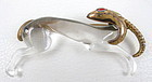 Lovely 1940's Lucite Jelly Belly Gazelle Pin
