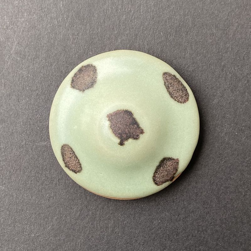 A Chinese Yuan Dynasty Longquan Celadon Jar with Iron-Spots