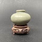 A Yuan Dynasty Longquan Celadon Glazed Water-Pot