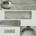 Kalo, Chicago, Hammered No. 7 Large 1939 Sterling Silver Serving Spoon