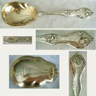 Reed & Barton "Les Cinq Fleurs" Sterling Silver Berry Serving Spoon