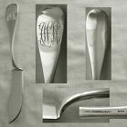 Crosby, Morse & Foss Substantial Sterling Silver Master Butter Knife
