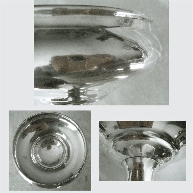 A.E.B. Arts &amp; Crafts Sterling Silver Early 19th Century Footed Bowl