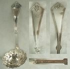 Gorham "Rosette" Sterling Silver Sugar Sifter, Clark & Biddle Retailer