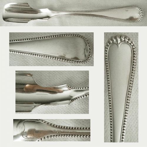 Large & Heavy Gorham "Newcastle" Solid Sterling Silver Cheese Scoop