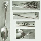 Gorham "H 1467" Applied Baby or Cherub Sterling Silver Youth Spoon