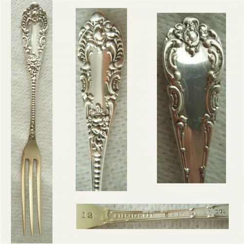 Knowles "Apollo" Sterling Silver Strawberry Fork x 3
