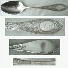 Whiting "Arabesque" Sterling Silver Table Serving Spoon