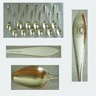 Gorham "Mothers (Old)" 12 Matching Sterling Silver Coffee Spoons