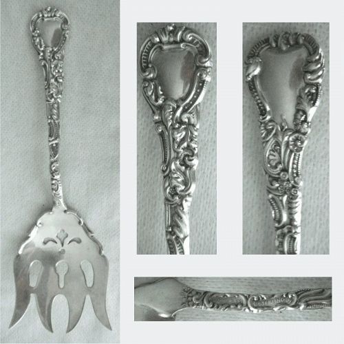 Duhme 'Louis XV' Sterling Silver Large Serving Fork
