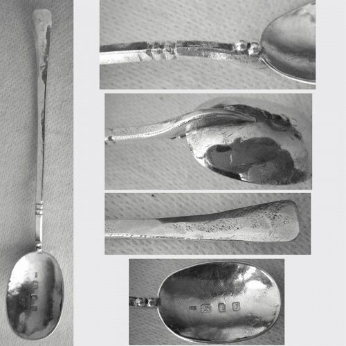 Michael Allen Bolton, London 1983, Hand Crafted Sterling Silver Spoon