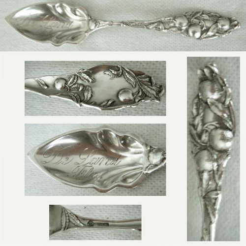 Watson 'Orange' Fruit Series 'DeLand Fla' Sterling Silver Citrus Spoon