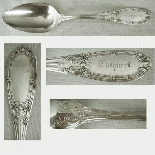 Albert Coles 'Jenny Lind' Ettenheimer Coin Silver Place Spoon