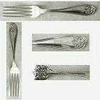 Gorham 'Josephine' Coin Silver Dinner Fork with Suggestive Provenance