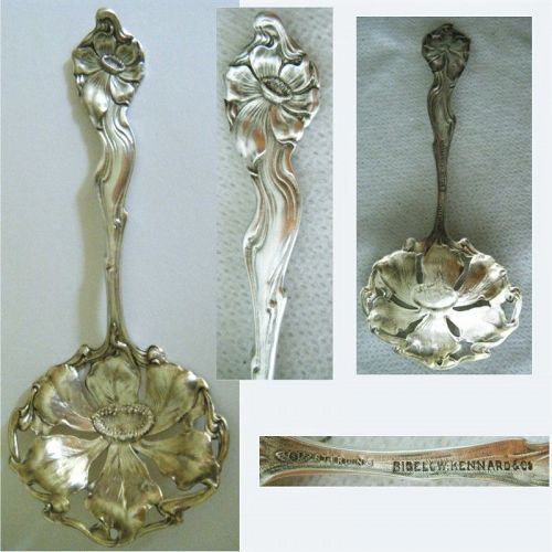 Shiebler 'Fiorito' Art Nouveau 'Clematis' Sterling Silver Bon Bon