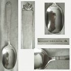 Old Newbury Crafters 'Oak Leaf' Hammered Sterling Silver Serving Spoon