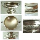 Circa 1870 'English Sterling' American Footed Master Salt Dish