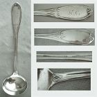 Speer & Cosper, Chicago, 'Tuscan' Coin Silver Long Handle Ladle