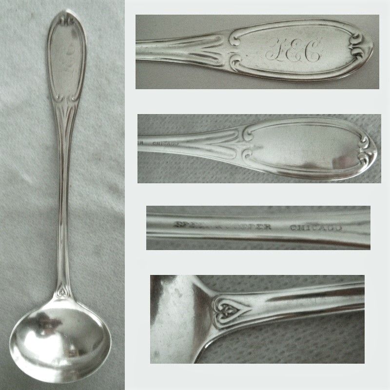 Speer &amp; Cosper, Chicago, 'Tuscan' Coin Silver Long Handle Ladle