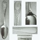 S.D. Brower & Co., Albany, 'Ivy' Sterling Silver Serving Spoon