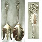 Reed & Barton 'La Reine' Sterling Silver Salad Serving Fork & Spoon