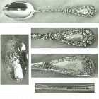 Heavy Durgin 'Chrysanthemum' Sterling Silver Dessert Spoon 'Kathryn'