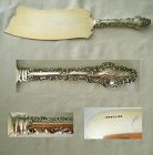 Durgin 'Watteau' Rococo Solid Sterling Silver Blade Ice Cream Slice