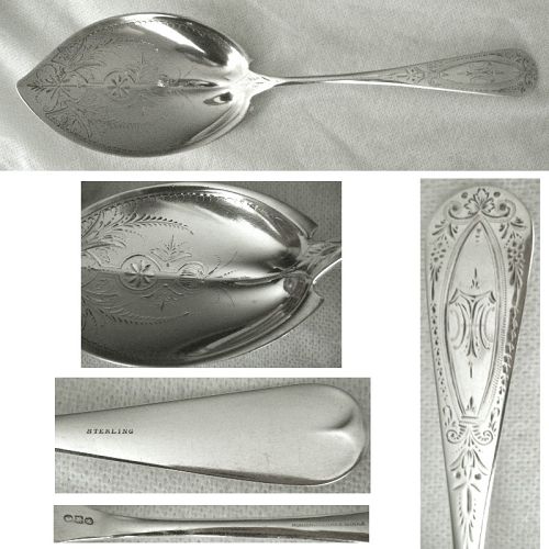 Peter Krider, Philadelphia, c. 1876 Sterling Silver Ice Cream Server