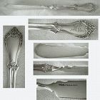 John Westervelt 'Ivy' Sterling Silver Heavy Twist Master Butter Knife