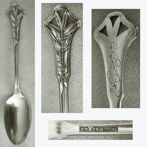 Wallace 'No. 107' 'Leaf' Sterling Silver Teaspoon