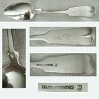 H. Hastings, Cleveland Ohio, 'Tipt' Coin Silver Teaspoon