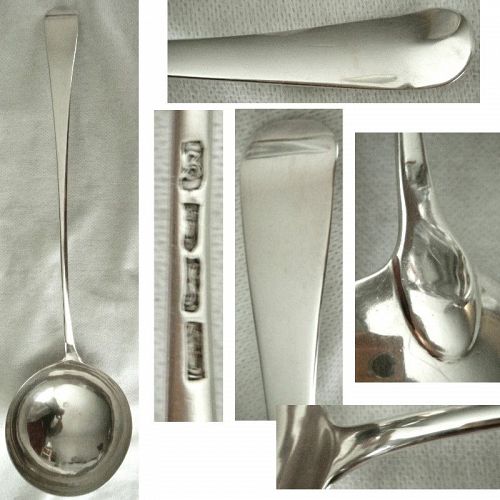 George Smith II, London 1773, 'Old English' Sterling Silver Soup Ladle