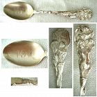 Paye & Baker 'Mermaid' Art Nouveau Sterling Silver Coffee Spoon