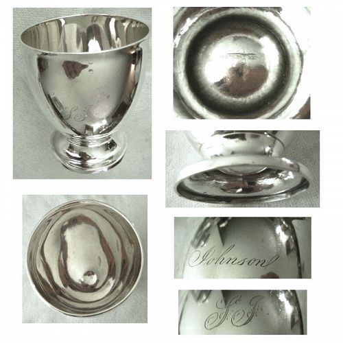 Shepherd & Boyd c. 1815 Quality Coin Silver Beaker