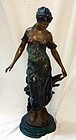 Antique French Bronze Sculpture Moreau 1834 – 1917