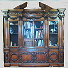 Bookcase Mahogany Centennial Buckingham Palace 19th C.