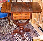 Antique English Rosewood Side Table Desk 19th C.