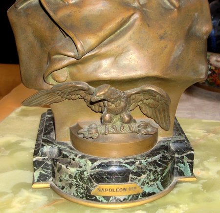 Bronze Bust Napoleon by Renzo Colombo 1856 - 1885