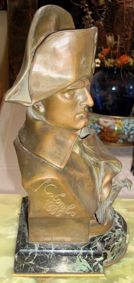 Bronze Bust Napoleon by Renzo Colombo 1856 - 1885