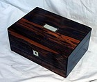 Antique Coromandel wood box 19th C.